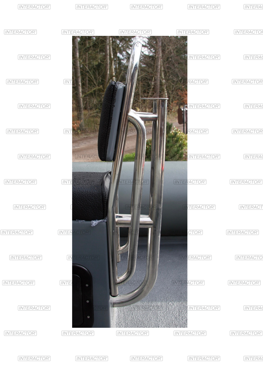 Stainless steel seat back tow post