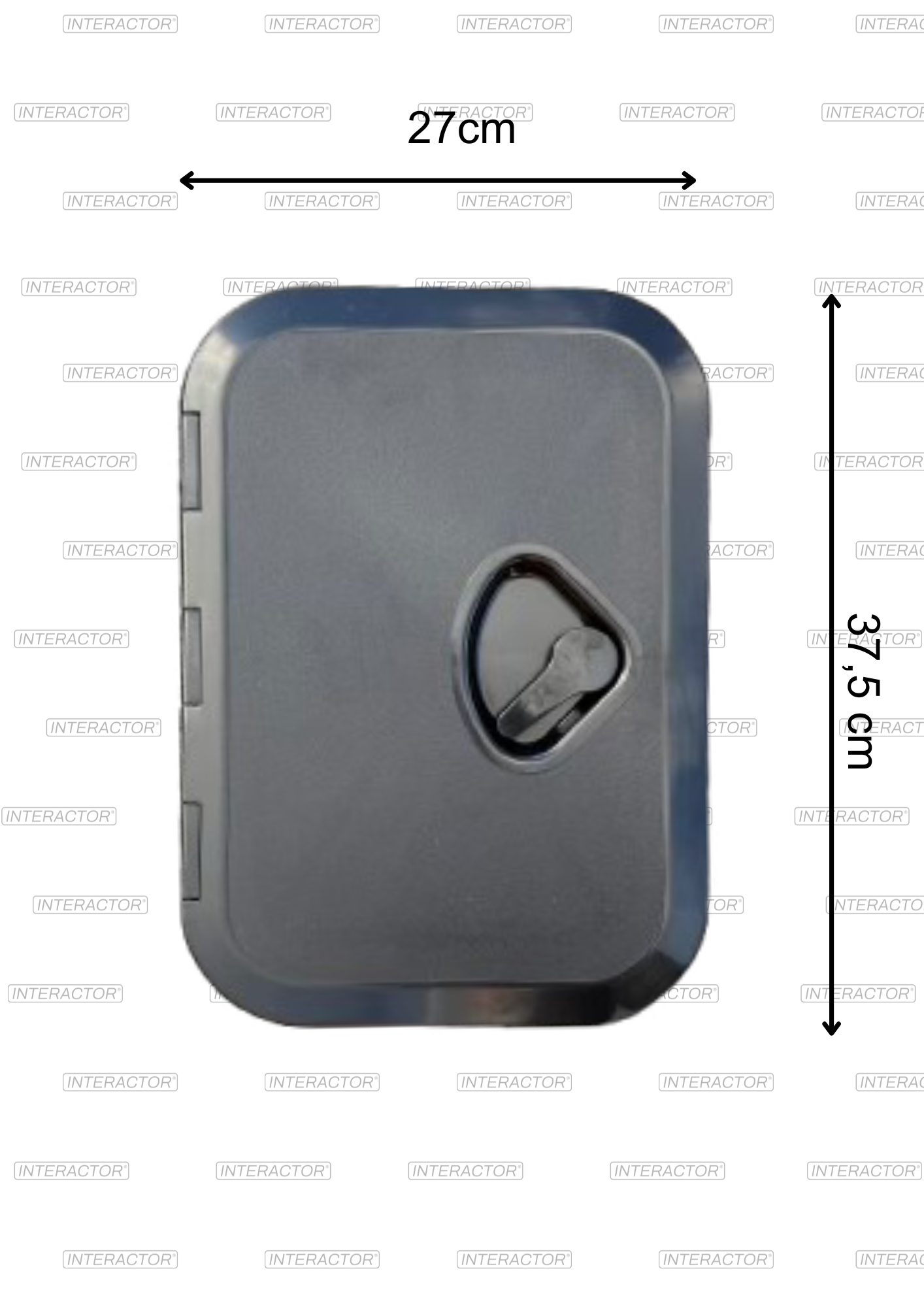 Rectangle shaped boat hatch