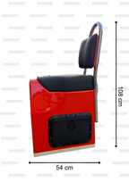 Ergonomic jockey seat